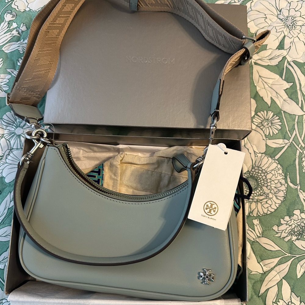 Tory Burch Soft Blue Shoulder Bag